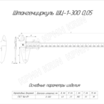 Штангенциркуль нержавеющий ШЦ-I 0-300 (0,05) КРИН ГОСТ 166-89 с поверкой купить в Кирове | Крин Штангенциркуль нержавеющий ШЦ-I 0-300 (0,05) КРИН ГОСТ 166-89 с поверкой купить в Кирове