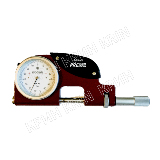 Скоба рычажная СР 0-25 (0,001) Wogeel с поверкой купить в Кирове | Крин Скоба рычажная СР 0-25 (0,001) Wogeel с поверкой купить в Кирове